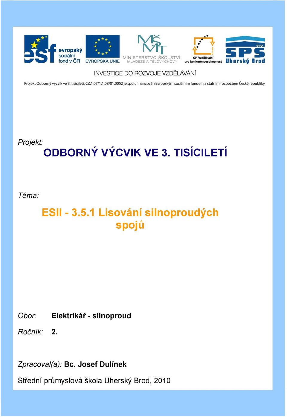 ESII Lisování silnoproudých spojů - PDF Free Download