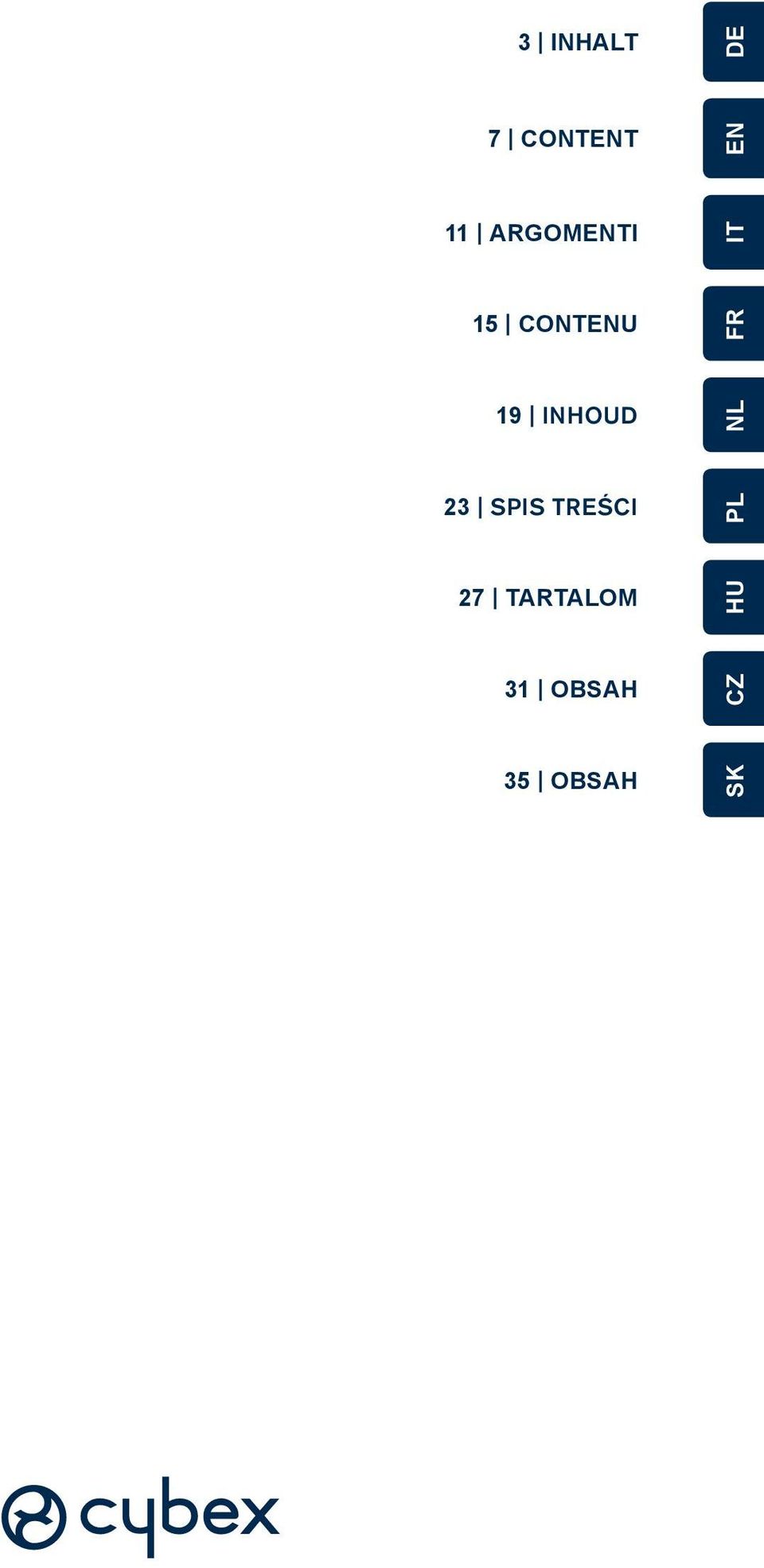 INHOUD NL 23 SPIS TREŚCI PL 27