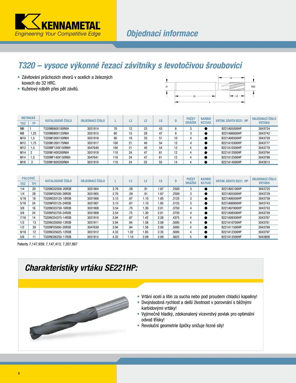 B221A08500HP 3043759 M12 1,75 T320M120X175R6H 3031917 100 21 40 54 12 4 v B221A10300HP 3043777 M12 1,5 T320MF120X150R6H 3047640 100 21 40 54 12 4 v B221A10500HP 3043779 M14 2 T320M140X200R6H 3031918