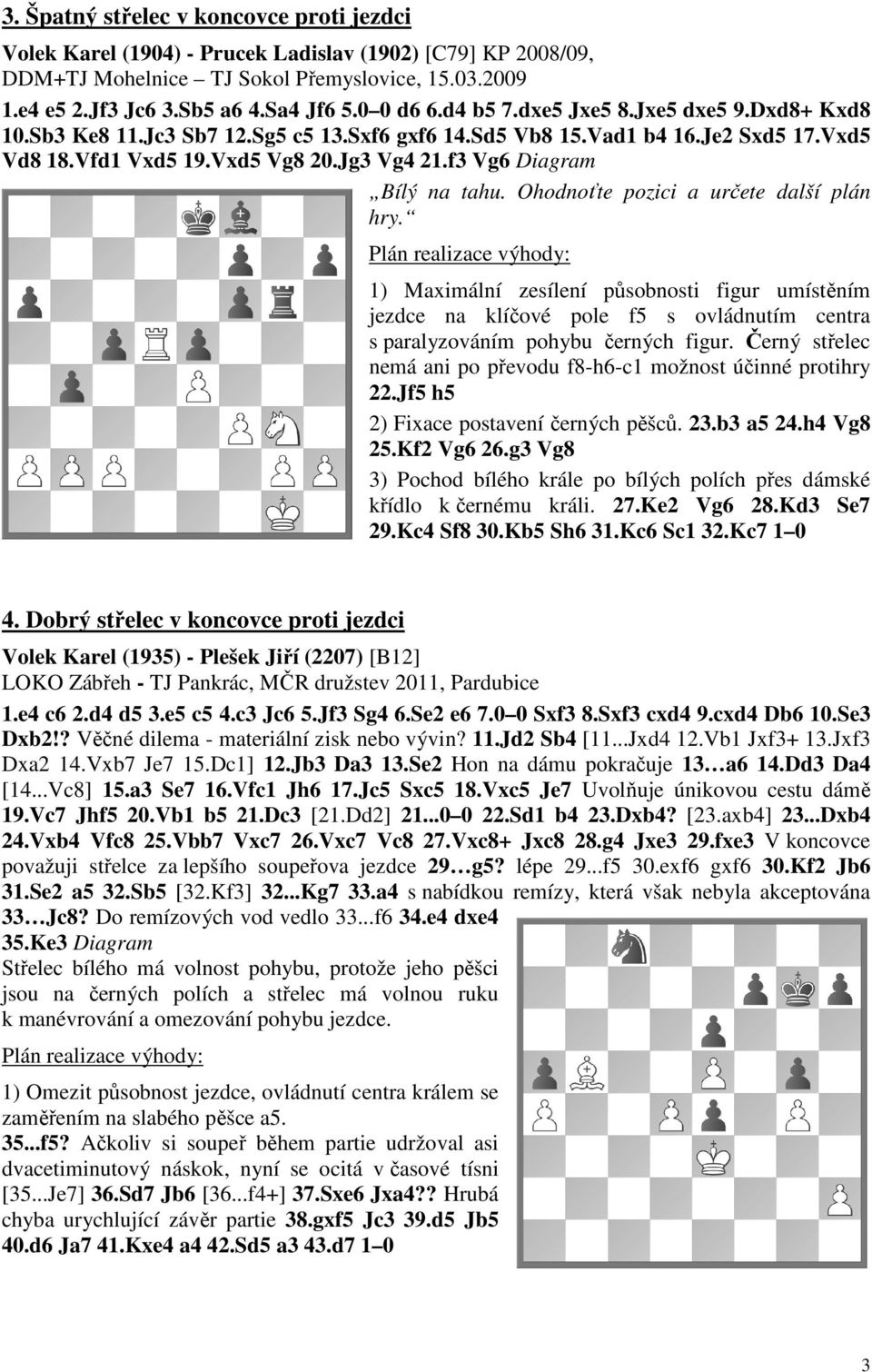 f3 Vg6 Diagram Bílý na tahu. Ohodnoťte pozici a určete další plán hry.