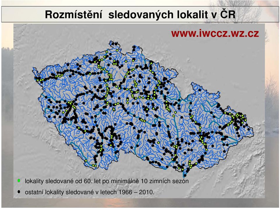 cz lokality sledované od 6.