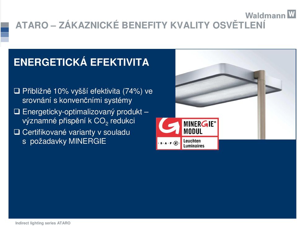 systémy Energeticky-optimalizovaný produkt významné přispění k