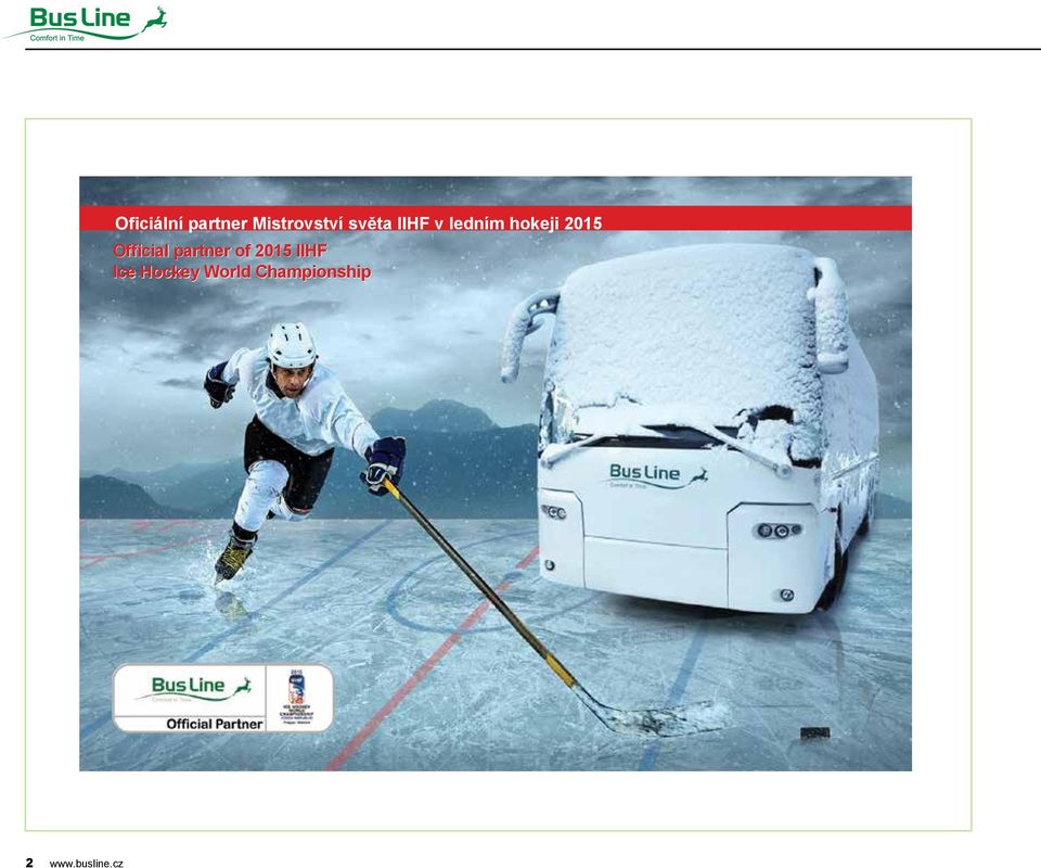 Official partner of 2015 IIHF Ice