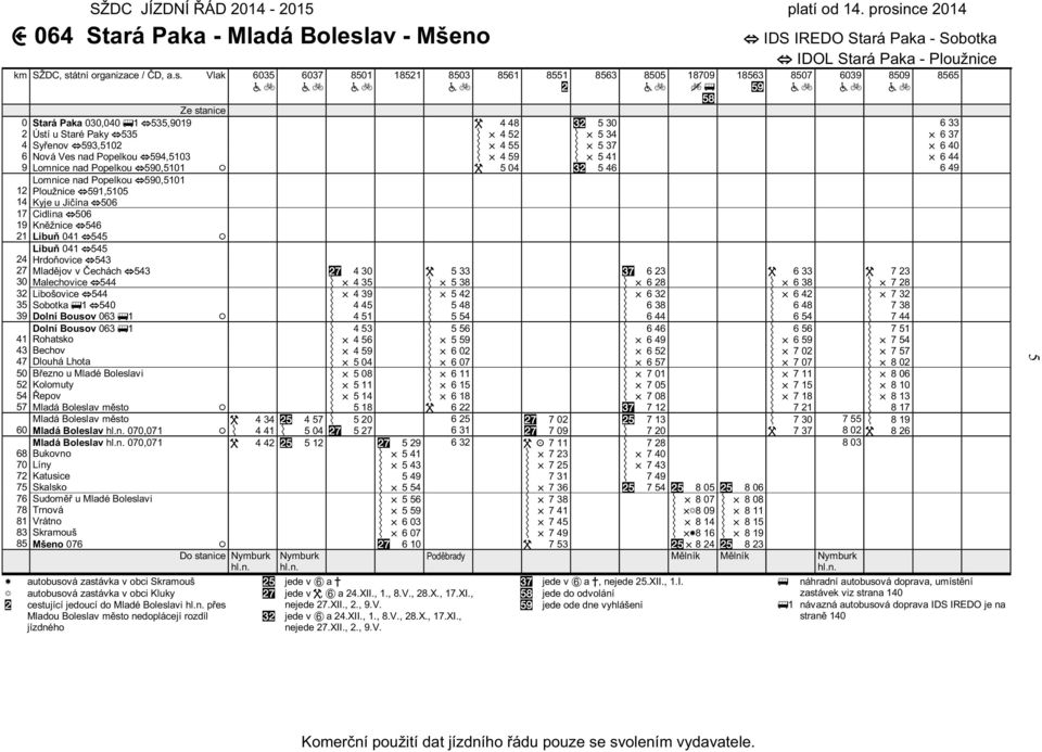 av - Mšeno km SŽDC, st