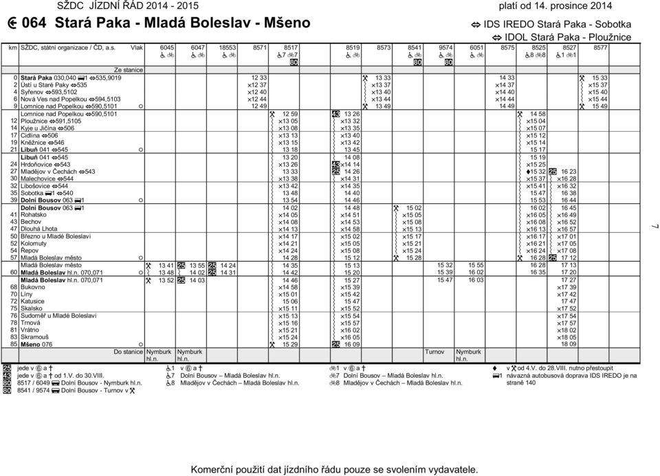 av - Mšeno km SŽDC, st