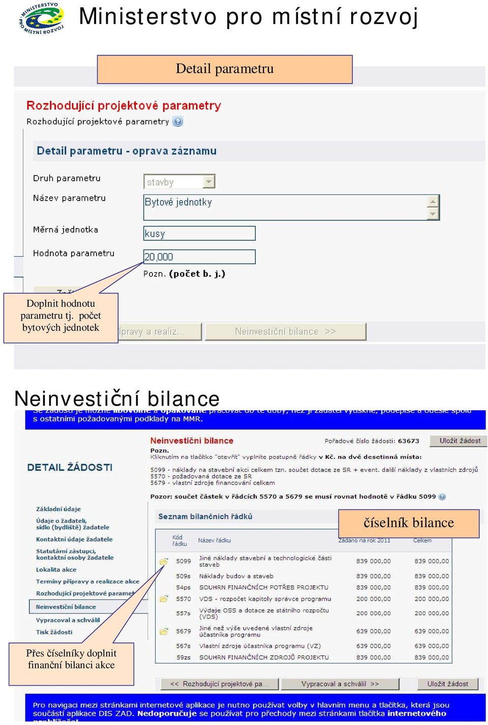 po et bytových jednotek Neinvesti ní