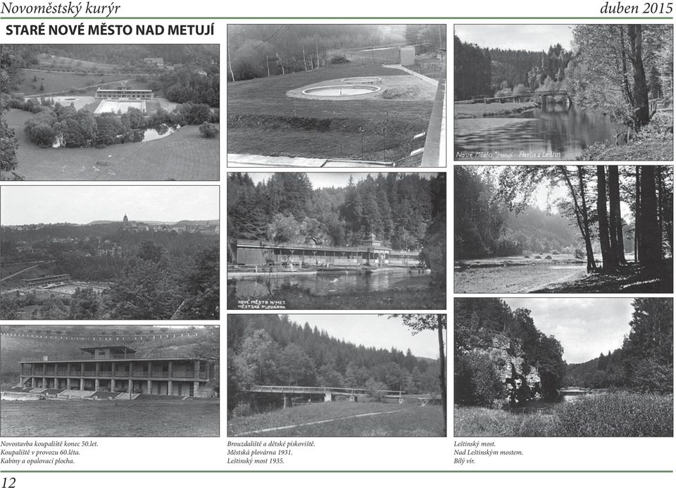 Kabiny a opalovací plocha. 12 Brouzdaliště a dětské pískoviště.