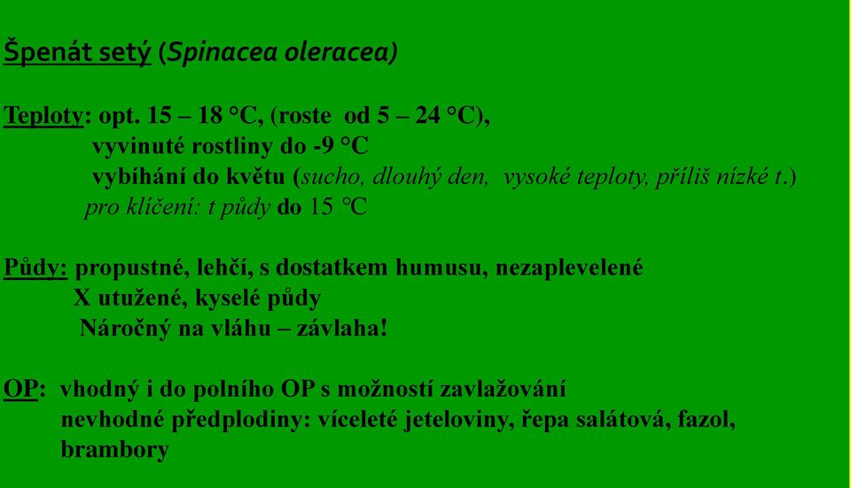 příliš nízké t.