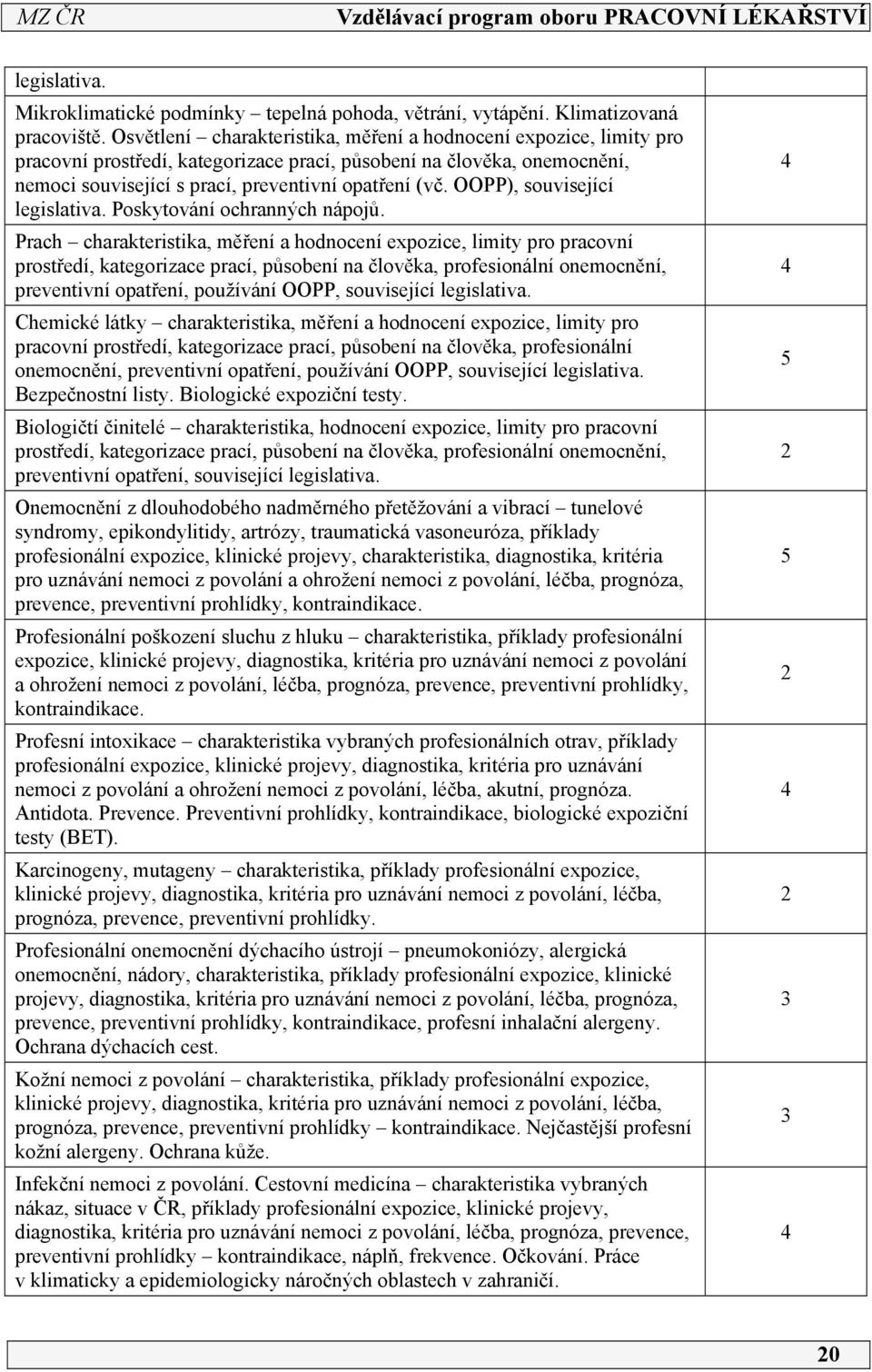 OOPP), související legislativa. Poskytování ochranných nápojů.