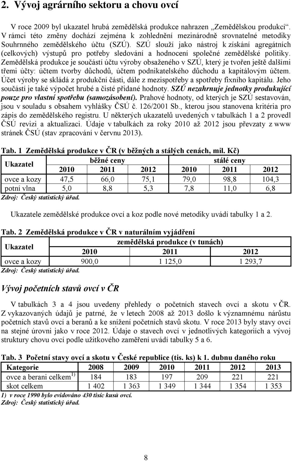 SZÚ slouží jako nástroj k získání agregátních (celkových) výstupů pro potřeby sledování a hodnocení společné zemědělské politiky.
