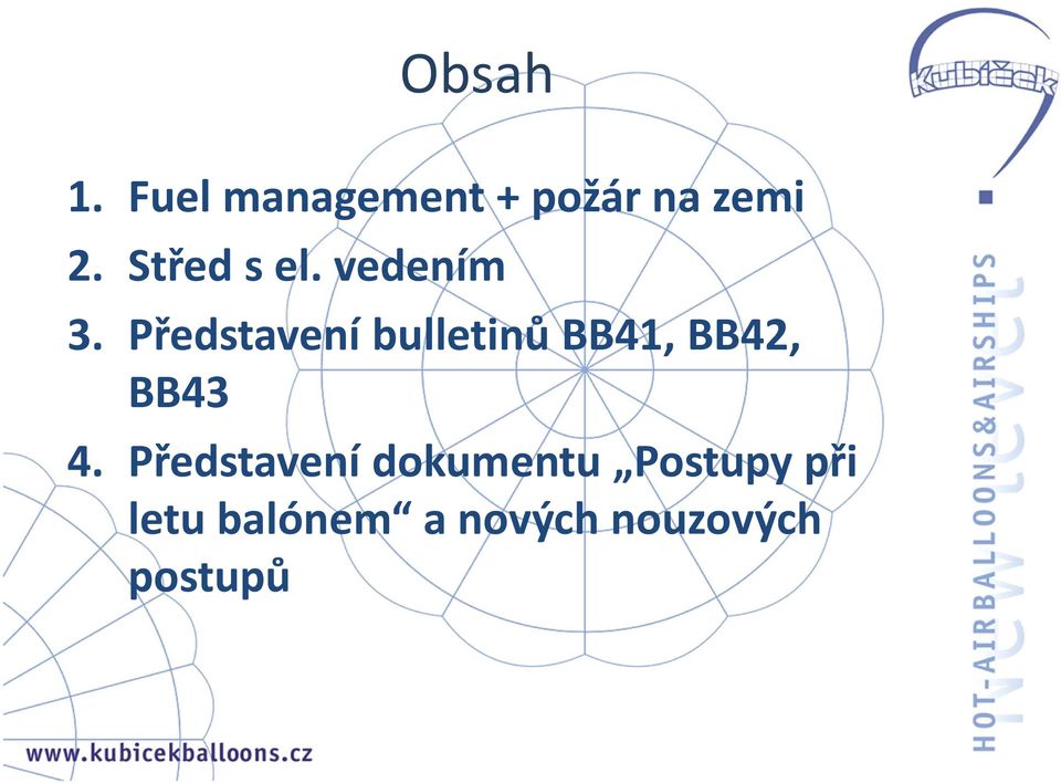 Představení bulletinů BB41, BB42, BB43 4.