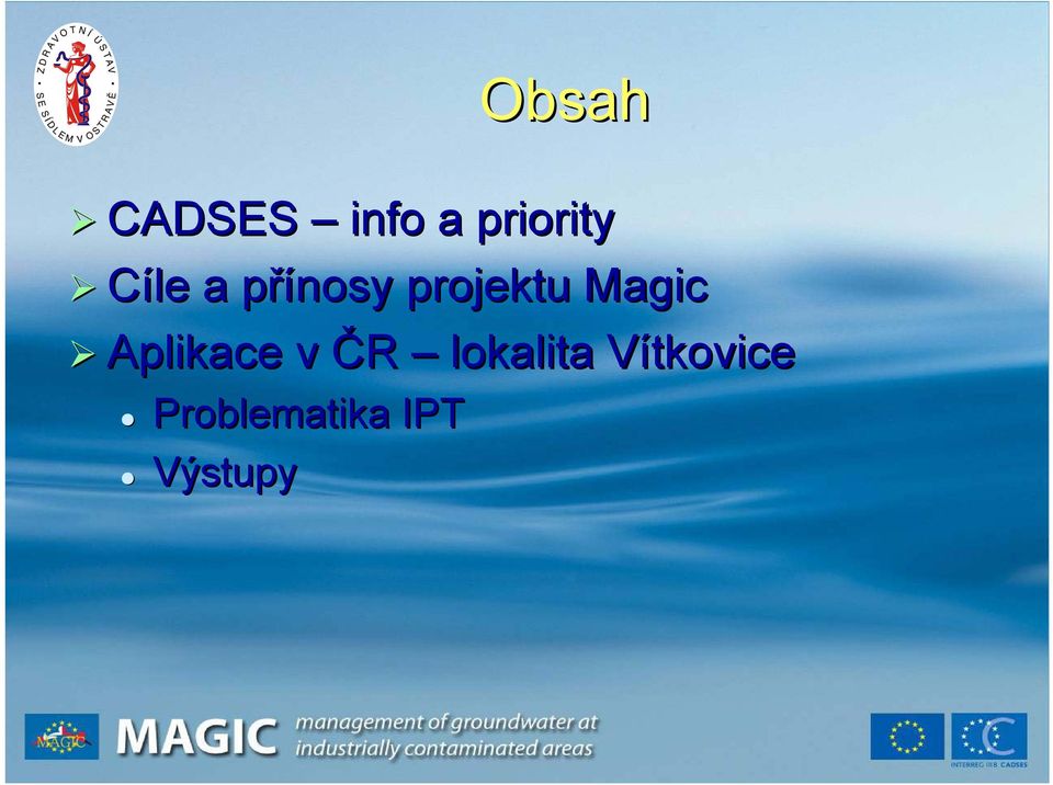 Magic Aplikace v ČR lokalita