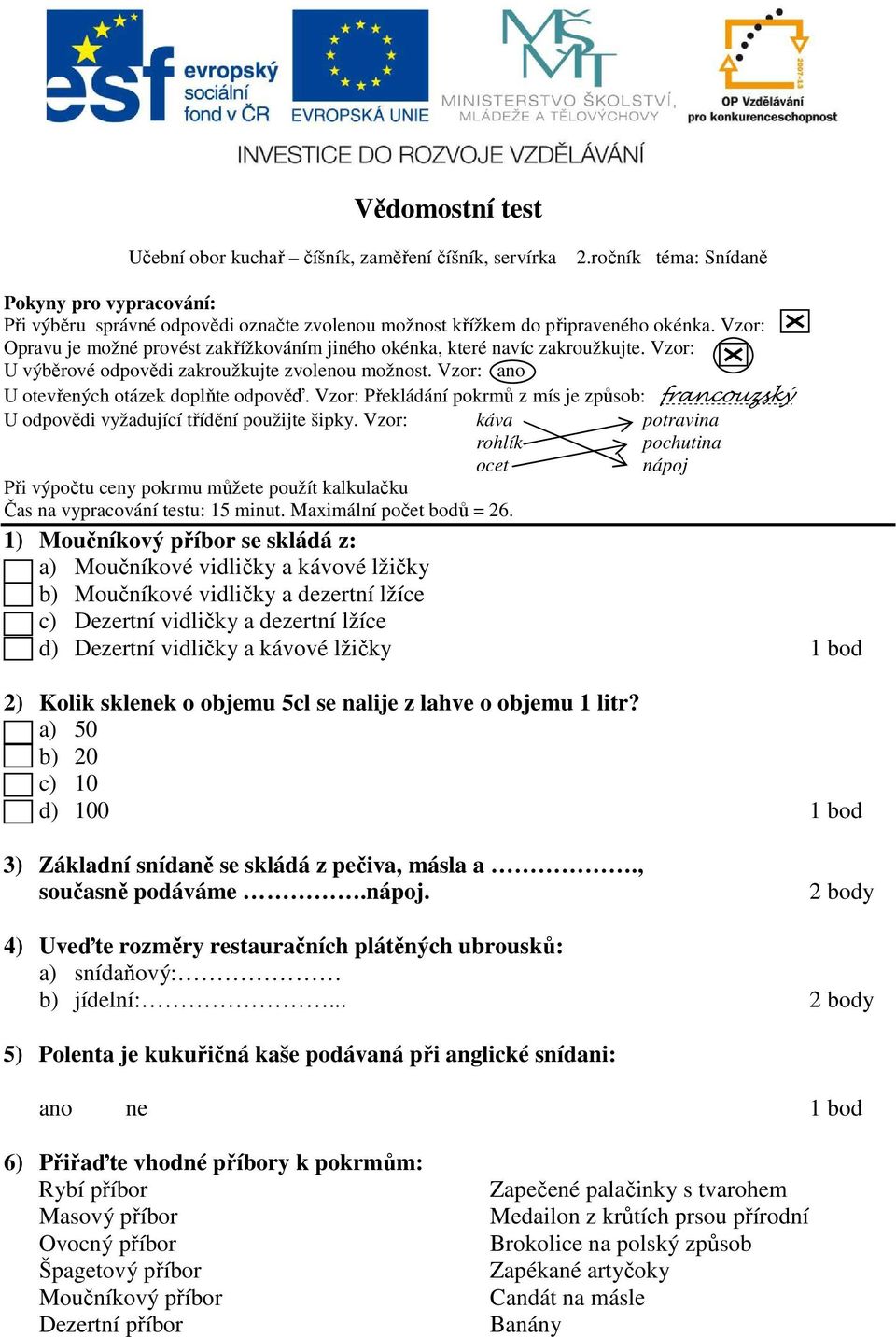 Střední škola obchodu, řemesel a služeb Žamberk. Výukový materiál.  zpracovaný v rámci projektu. EU Peníze SŠ - PDF Free Download