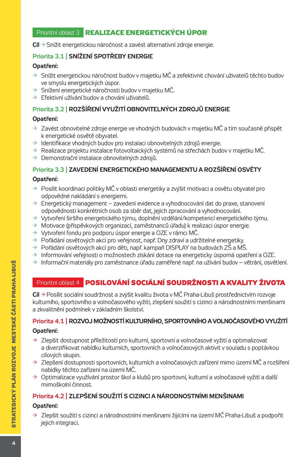 Snížení energetické náročnosti budov v majetku MČ. Efektivní užívání budov a chování uživatelů. Priorita 3.