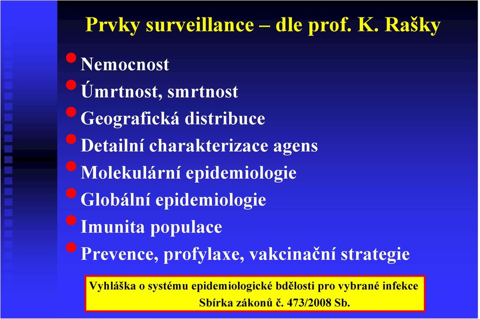 charakterizace agens Molekulární epidemiologie Globální epidemiologie Imunita