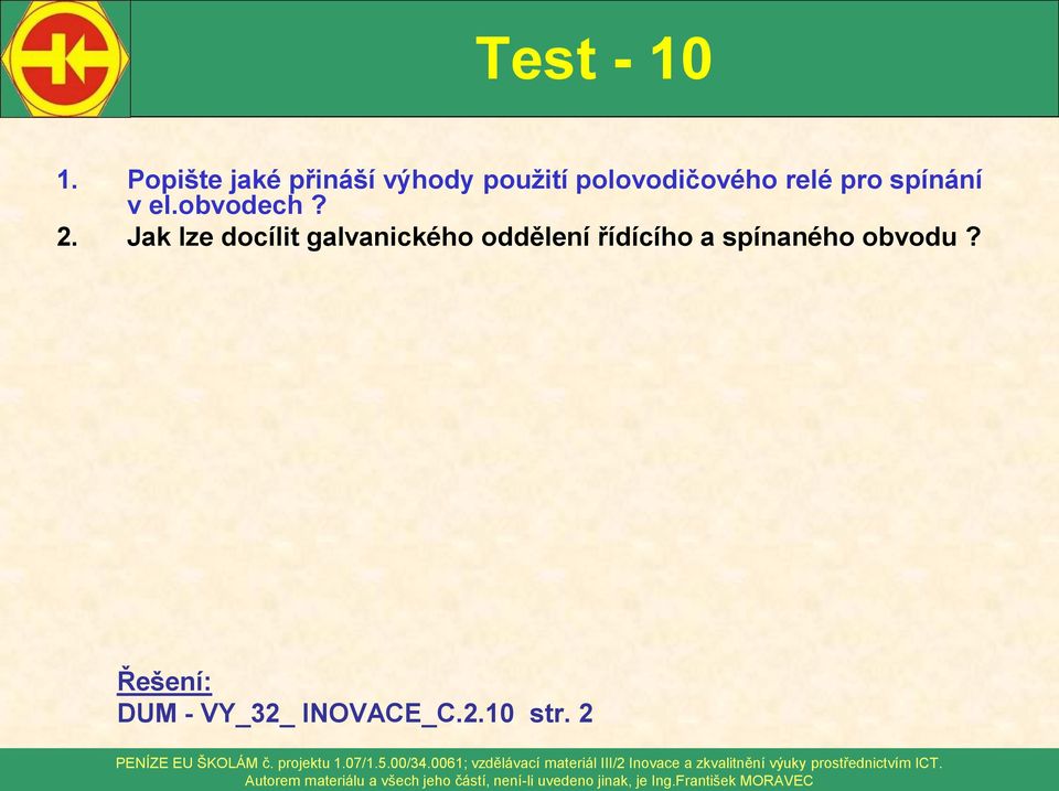 relé pro spínání v el.obvodech? 2.