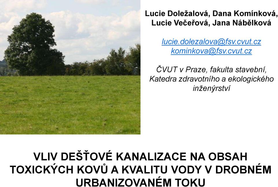 cz kominkova@fsv.cvut.