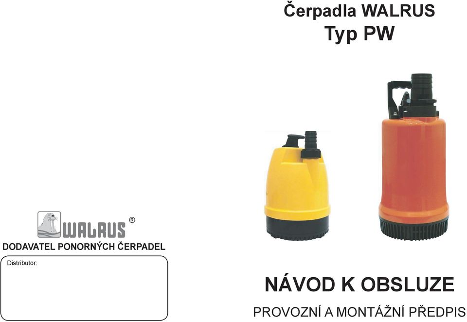 ČERPADEL Distributor: