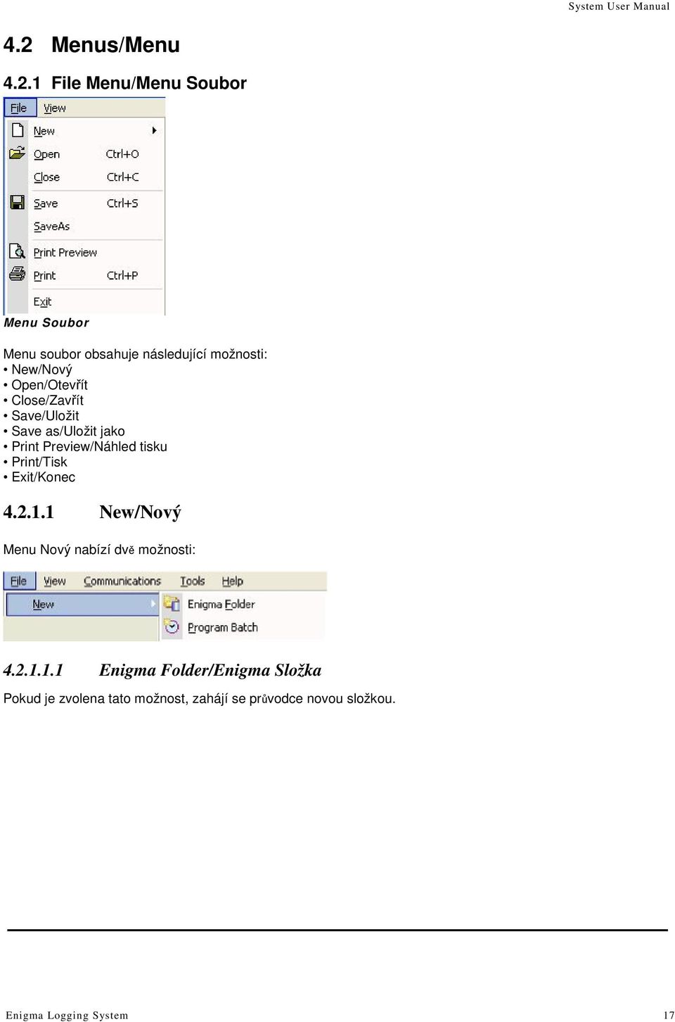 Print/Tisk Exit/Konec 4.2.1.