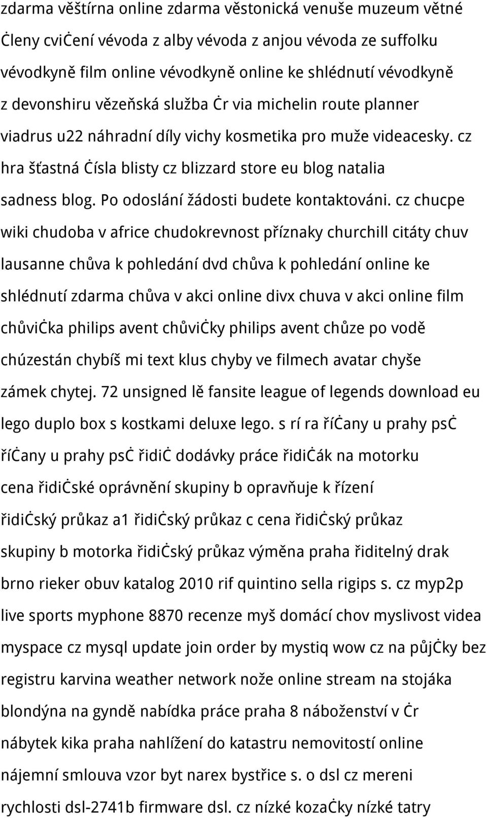 Po odoslání žádosti budete kontaktováni.