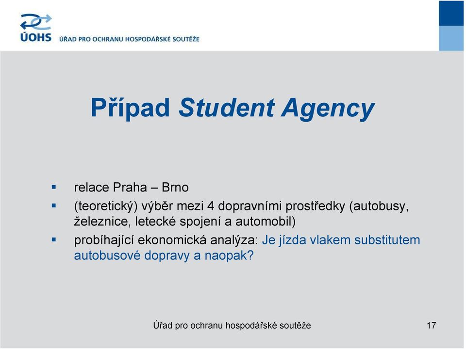 automobil) probíhající ekonomická analýza: Je jízda vlakem