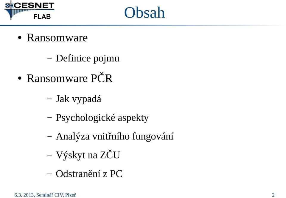 Psychologické aspekty Analýza