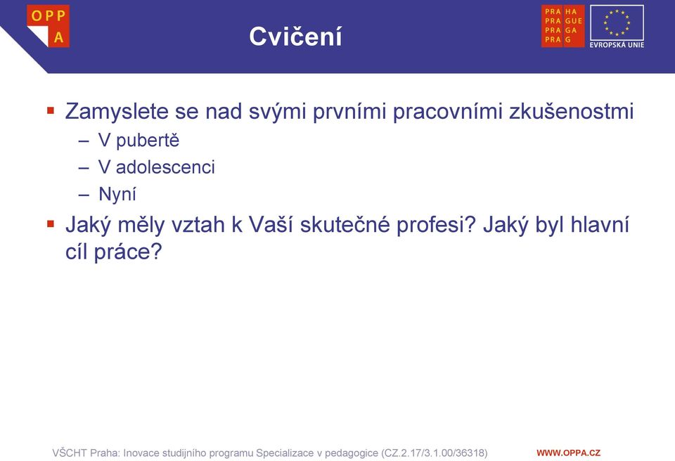 adolescenci Nyní Jaký měly vztah k Vaší