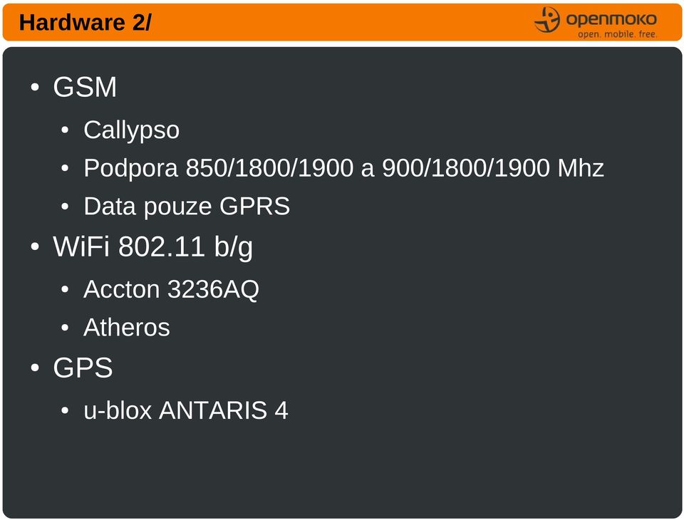Data pouze GPRS WiFi 802.