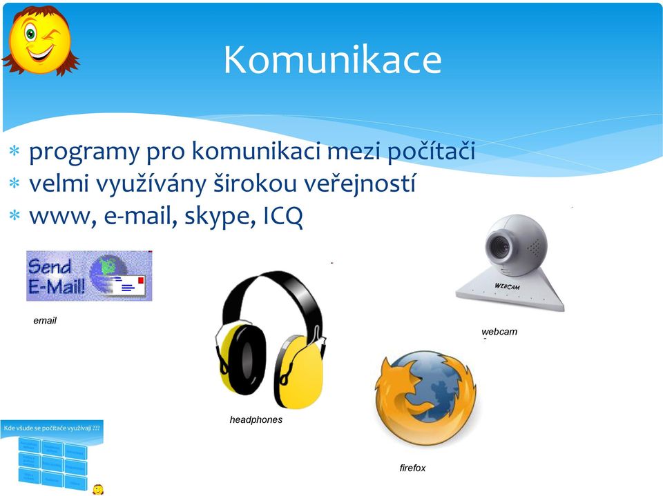 širokou veřejností www, e-mail,