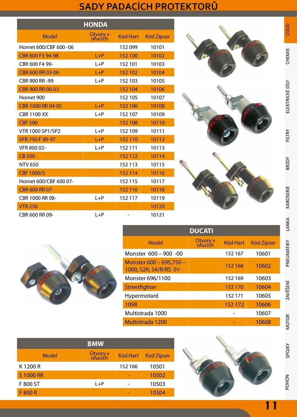 109 10111 VFR 750 F 9097 +P 152 110 10112 VFR 800 02 +P 152 111 10113 CB 500 152 112 10114 NTV 650 152 113 10115 CBF 1000/ 152 114 10116 Hornet 600/CBF 600 07 152 115 10117 CBR 600 RR 07 152 116