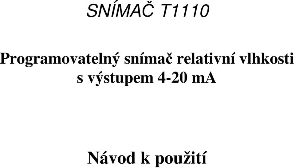 relativní vlhkosti s