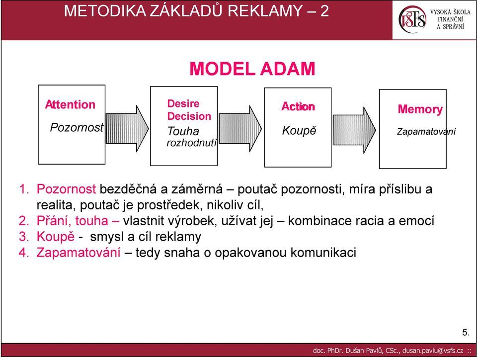 Pozornost bezděčná a záměrná poutač pozornosti, míra příslibu a realita, poutač je