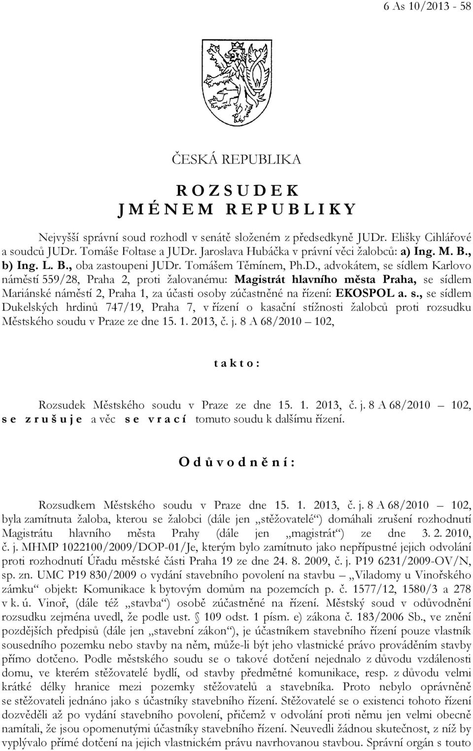 . Tomášem Těmínem, Ph.D.