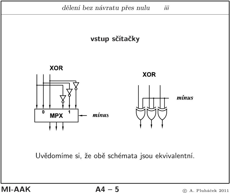 si, že obě schémata jsou