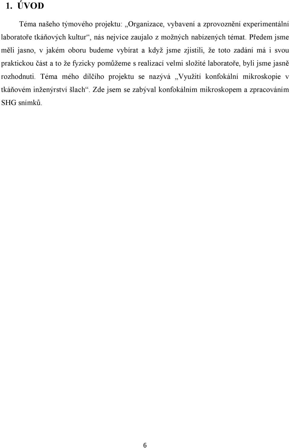 Předem jsme měli jasno, v jakém oboru budeme vybírat a když jsme zjistili, že toto zadání má i svou praktickou část a to že fyzicky
