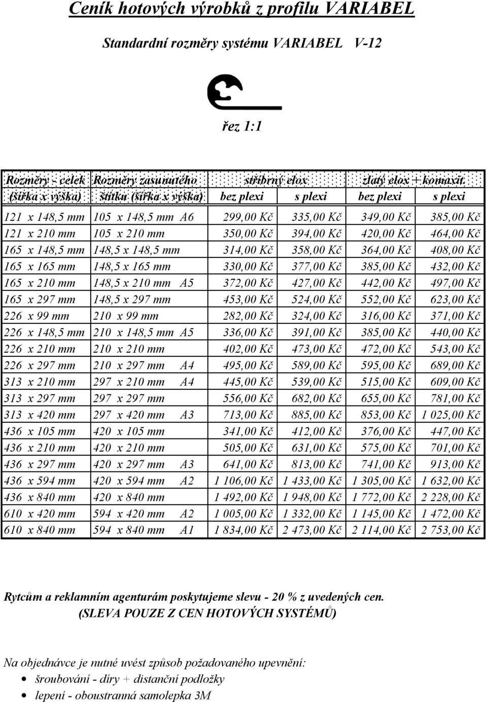 420,00 Kč 464,00 Kč 165 x 148,5 mm 148,5 x 148,5 mm 314,00 Kč 358,00 Kč 364,00 Kč 408,00 Kč 165 x 165 mm 148,5 x 165 mm 330,00 Kč 377,00 Kč 385,00 Kč 432,00 Kč 165 x 210 mm 148,5 x 210 mm A5 372,00