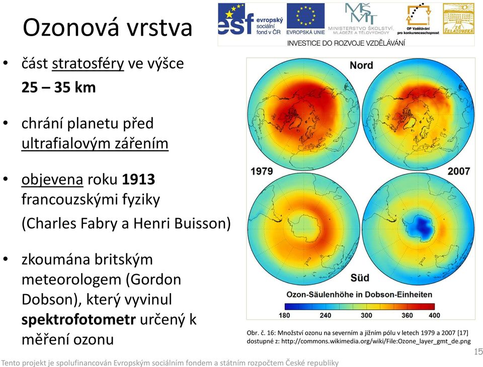 Dobson), který vyvinul spektrofotometrurčený k měření ozonu Obr. č.