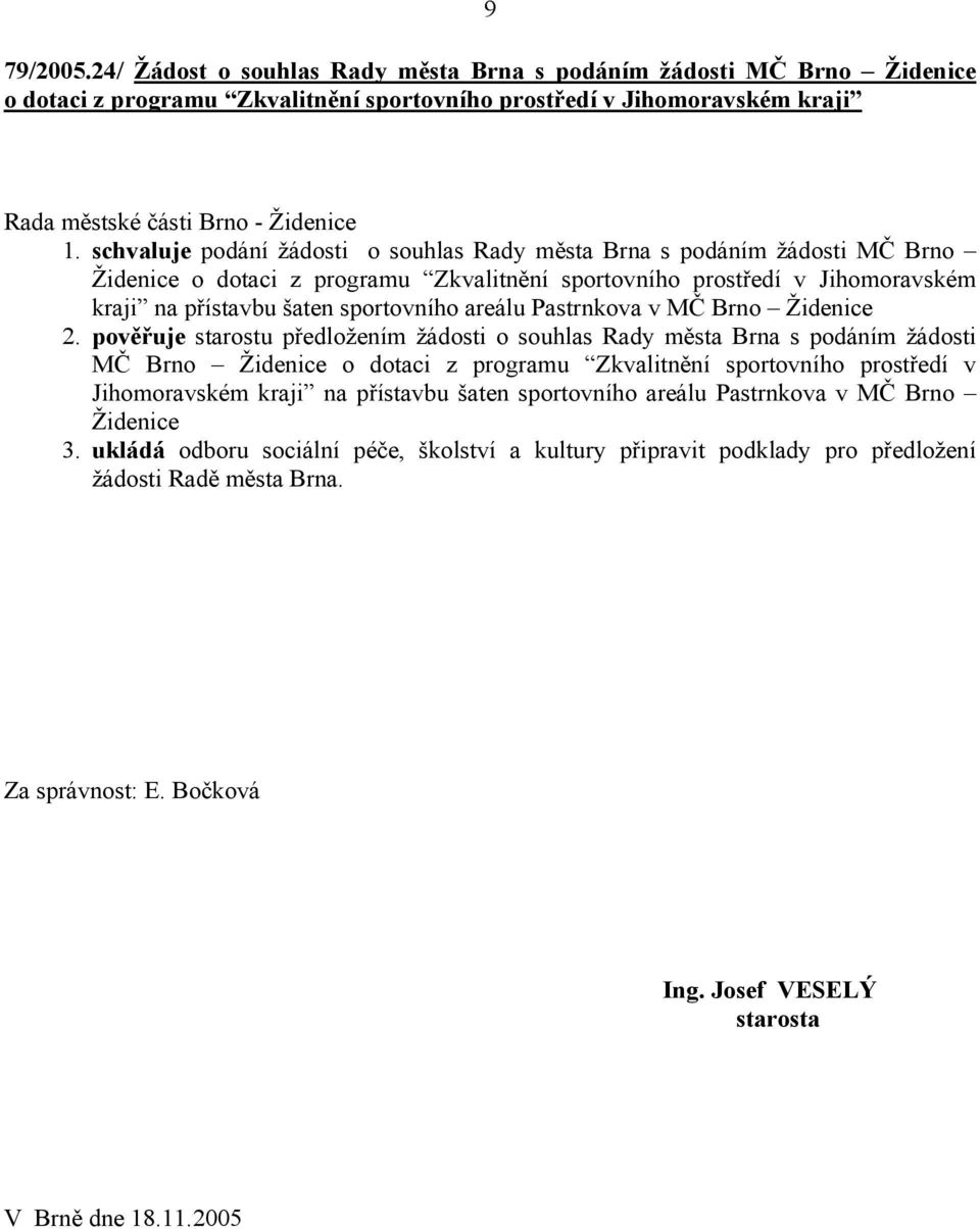 Pastrnkova v MČ Brno Židenice 2.