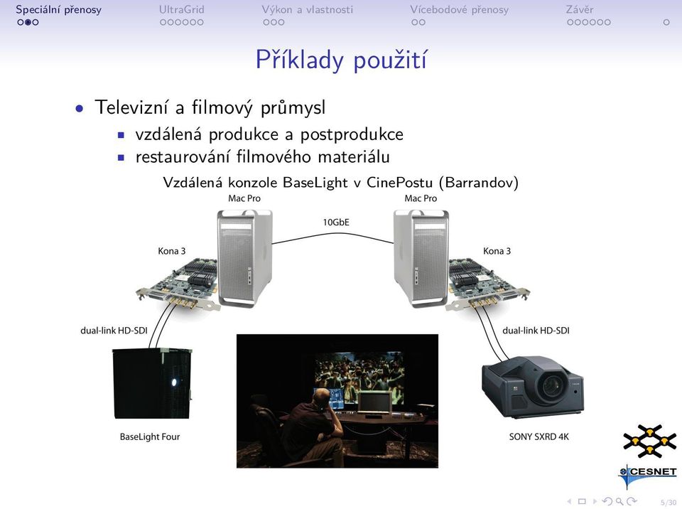 restaurování filmového materiálu Vzdálená
