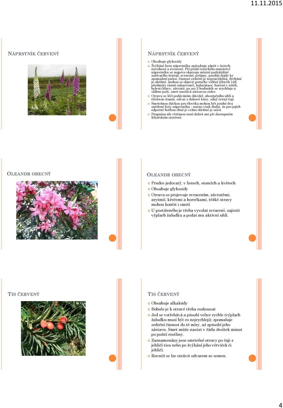 obtížné, mohou se objevit poruchy vidění (člověk vidí předměty různě zabarvené), halucinace, hučení v uších, bolesti hlavy, závratě, po asi 2 hodinách se zrychluje a slábne puls, smrt nastává