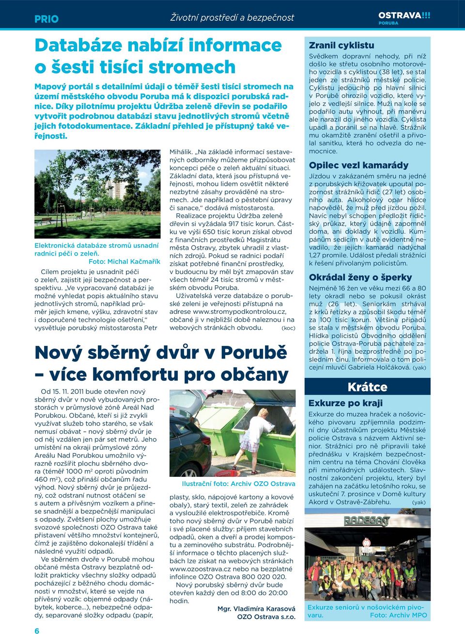 Základní přehled je přístupný také veřejnosti. Elektronická databáze stromů usnadní radnici péči o zeleň.