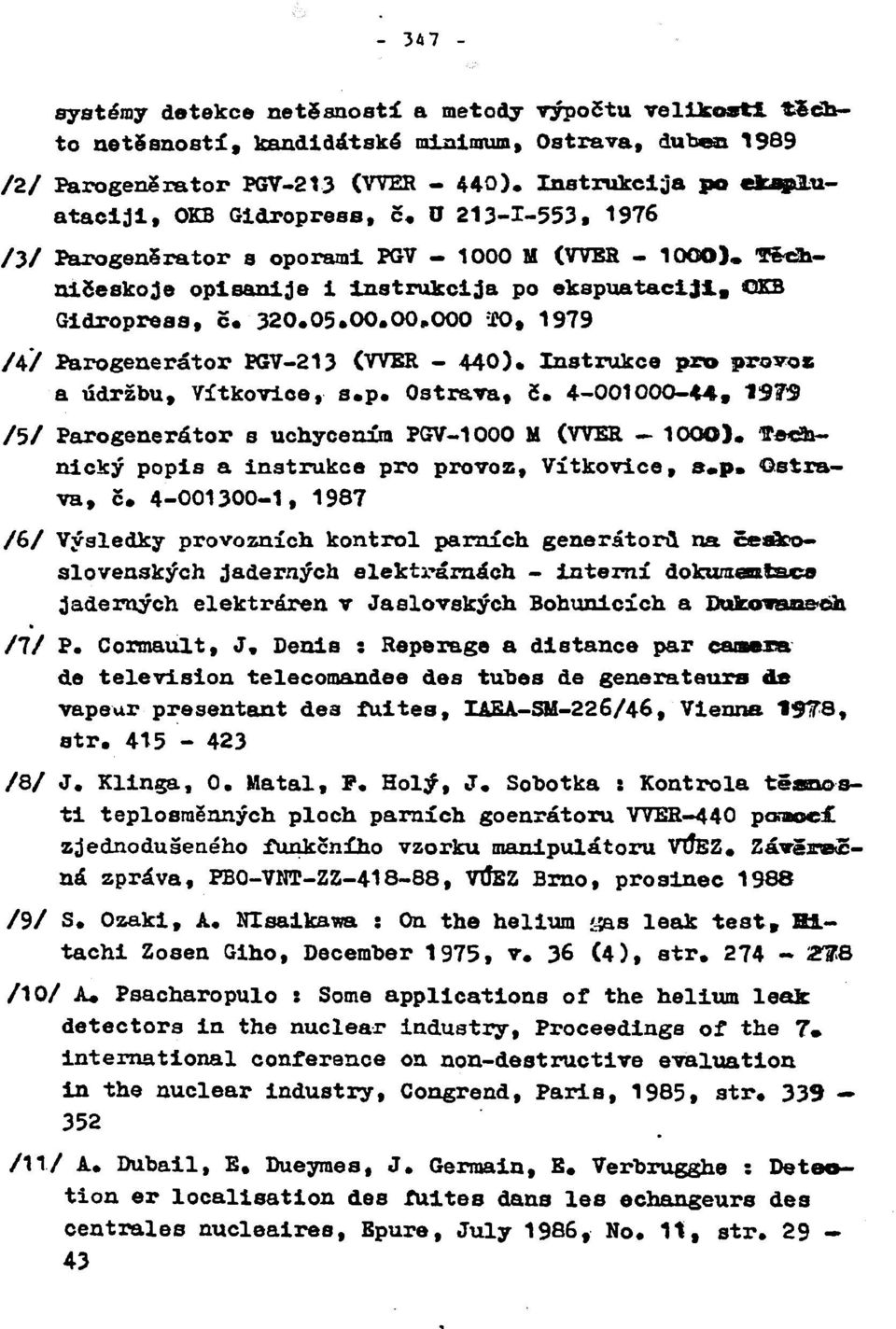 , СКВ Gldropress, 5. 320.05.00.00.000 ico, 1979 /4/ Parogenerátor PGV-213 (WER - 440). Instrukce pro pro vos a údržbu, Vítkovice, s.p. Ostrava, č.