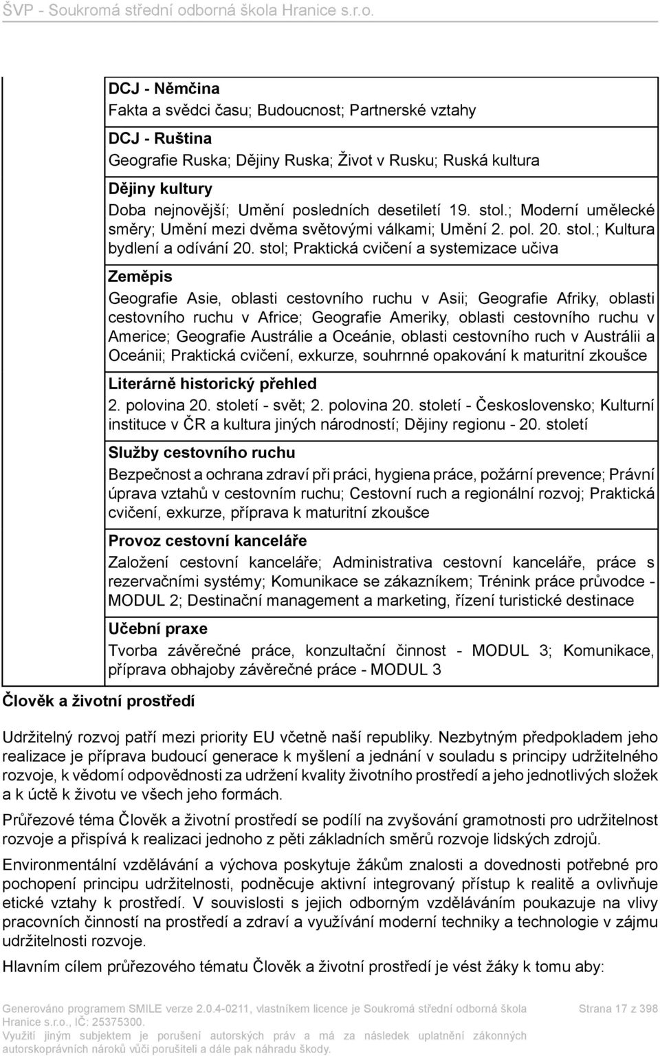 stol; Praktická cvičení a systemizace učiva Zeměpis Geografie Asie, oblasti cestovního ruchu v Asii; Geografie Afriky, oblasti cestovního ruchu v Africe; Geografie Ameriky, oblasti cestovního ruchu v