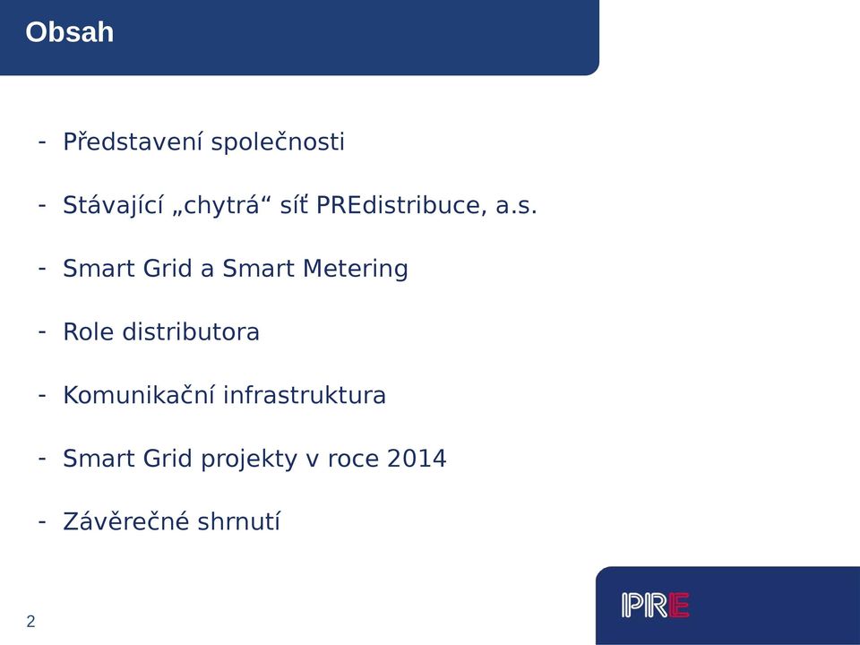 Metering - Role distributora - Komunikační