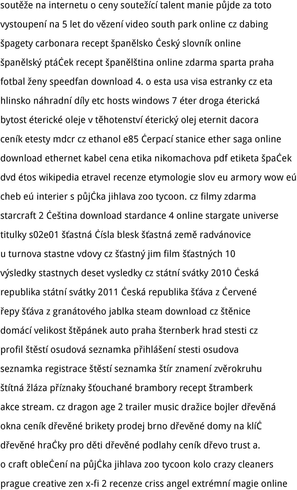 o esta usa visa estranky cz eta hlinsko náhradní díly etc hosts windows 7 éter droga éterická bytost éterické oleje v těhotenství éterický olej eternit dacora ceník etesty mdcr cz ethanol e85 čerpací