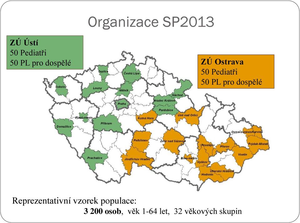 pro dospělé Reprezentativní vzorek