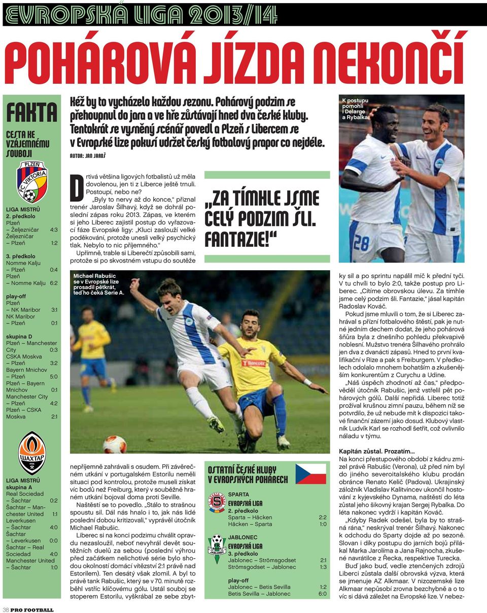 předkolo Plzeň Željezničar 4:3 Željezničar Plzeň 1:2 3.