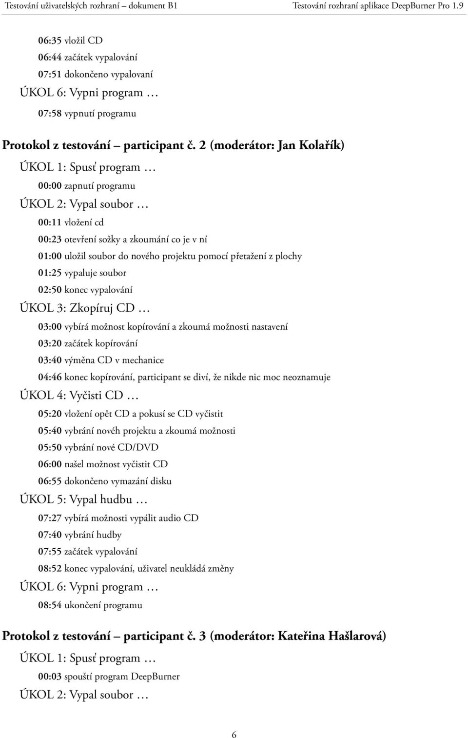 přetažení z plochy 01:25 vypaluje soubor 02:50 konec vypalování ÚKOL 3: Zkopíruj CD 03:00 vybírá možnost kopírování a zkoumá možnosti nastavení 03:20 začátek kopírování 03:40 výměna CD v mechanice