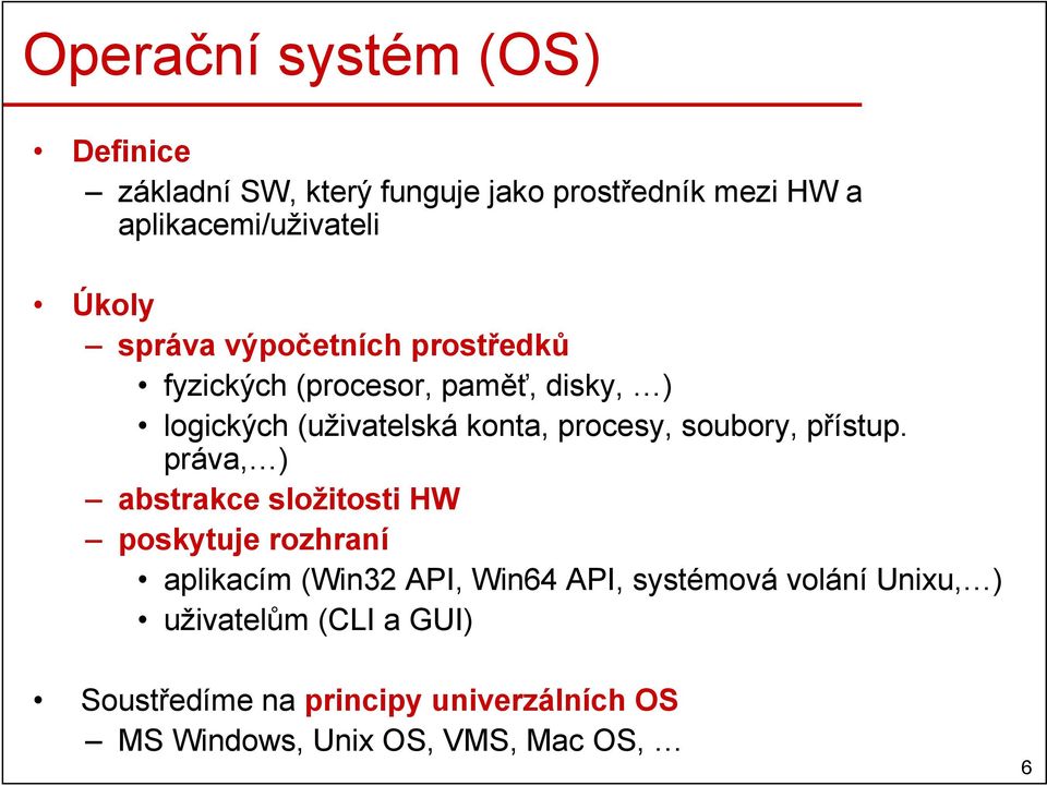 soubory, přístup.