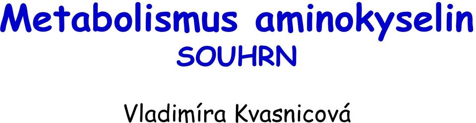 SOUHRN